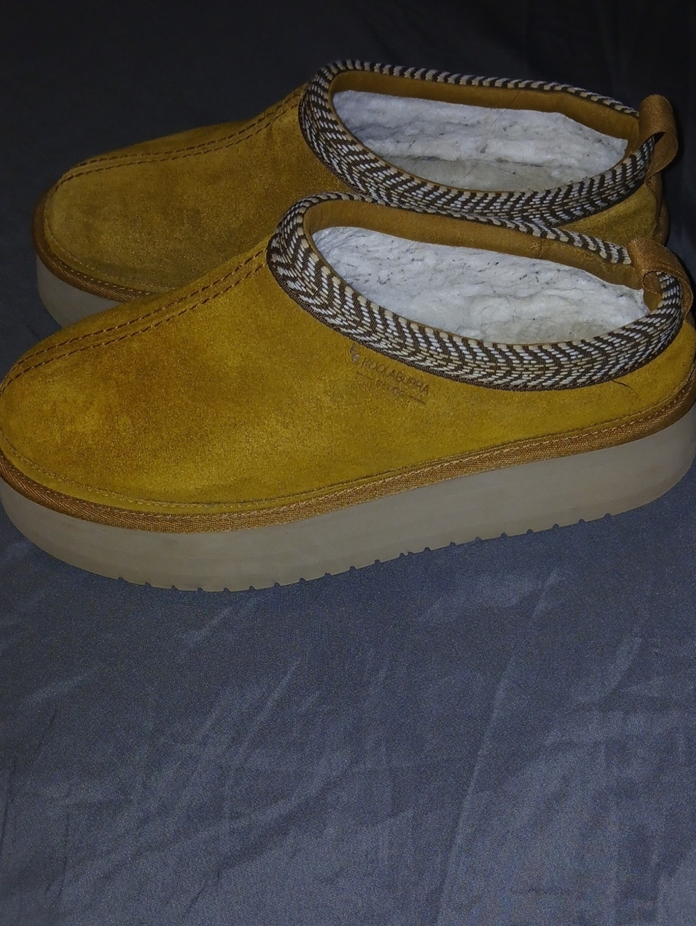 Womens Koolaburra By UGG Burree Platform Suede Slipper Clogs 1159750 Sz: 12